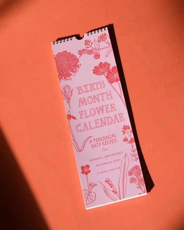 Birth Month Flower Calendar