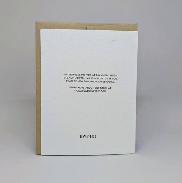 BIg Wheel Press, Seasons Greetings Card